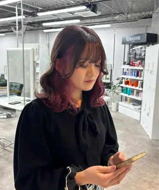 ミディアム maino /ブリーチカラー🩰のヘアスタイル