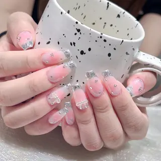 ネイル 長いだし/スカルプ/ パラシェルN.oneのネイルデザイン