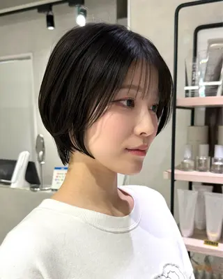 ショート 大阪梅田 稲葉利也斗のヘアスタイル