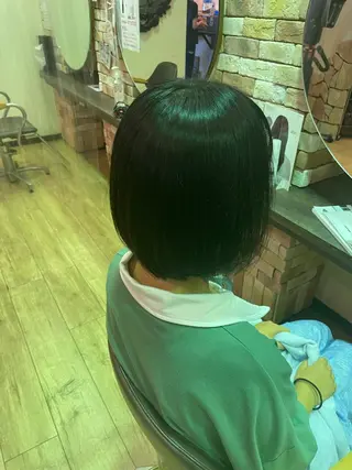 ミディアム hair make echo滿木あい花のヘアスタイル