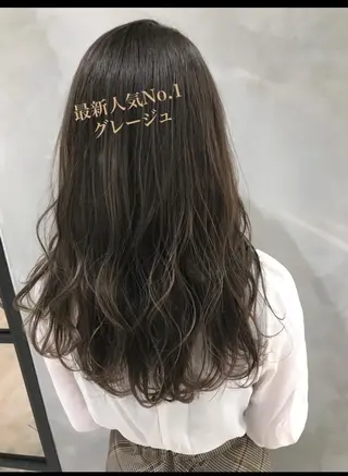 セミロング カット講師 久保匠のヘアスタイル