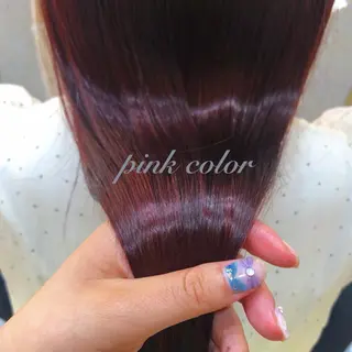 ミディアム カラー しま ななこのヘアスタイル