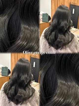 ロング カラー 韓国ヘア ‎⟡.·KANA🐥のヘアスタイル