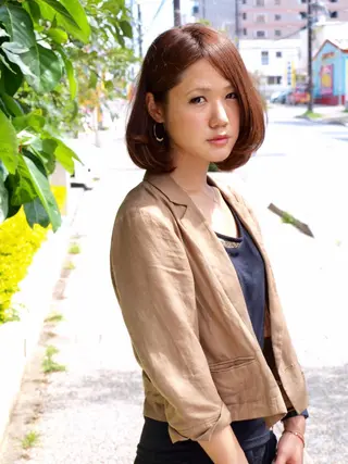 ミディアム 宮城 将大のヘアスタイル
