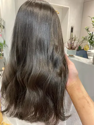 セミロング 表参道ミディアム レイヤー山岸季生のヘアスタイル