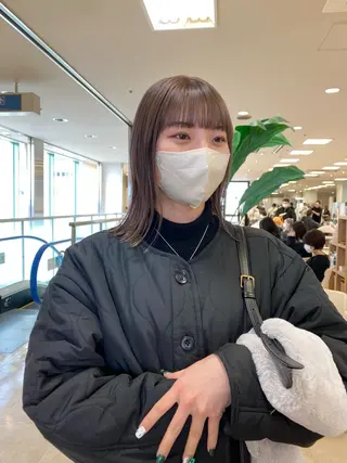 ミディアム kenje luscaのヘアスタイル