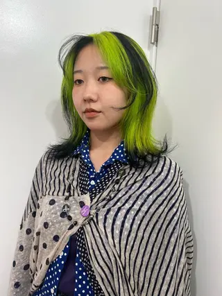 ミディアム 💥ウルフカット デザインあんな💥のヘアスタイル