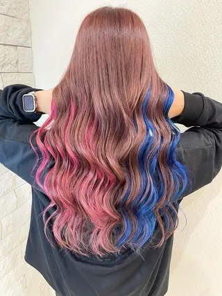 カラー かずくん🦩名古屋 ハイトーン/レイヤーのヘアスタイル