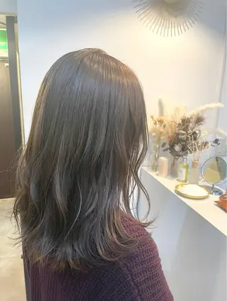ロング カラー 中村 あやかのヘアスタイル