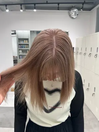 カラー 中村 彩夏のヘアスタイル