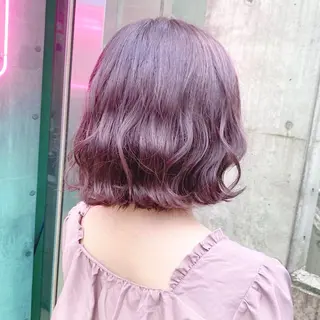 セミロング カラー ヘアアレンジ メンズ キッズ お悩み解決美容師 💐AMIのヘアスタイル