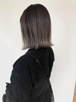 セミロング カラー 東 みのりのヘアスタイル