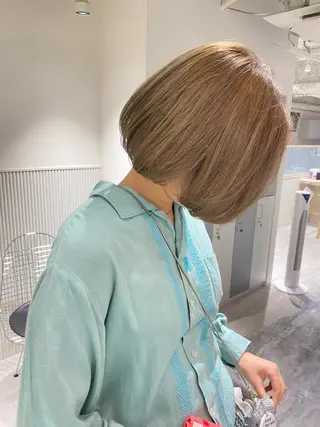 ミディアム カラー LOVESTOIKE 堂本のヘアスタイル