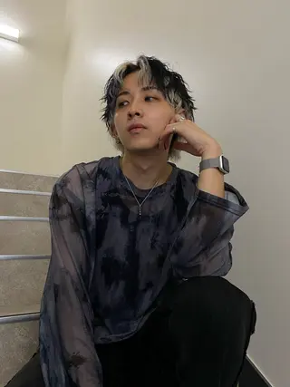 ショート カラー パーマ ヘアアレンジ メンズ メンズ特化酒井翔太 /メンズカット/名駅のヘアスタイル