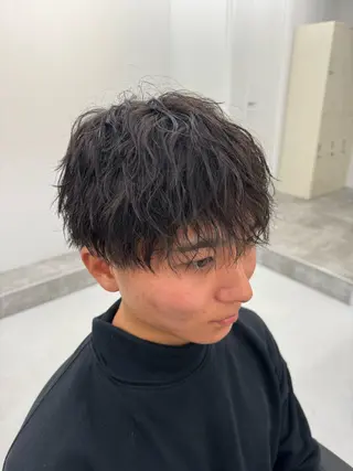ショート パーマ Masahiro💎 メンズ縮毛矯正💎のヘアスタイル