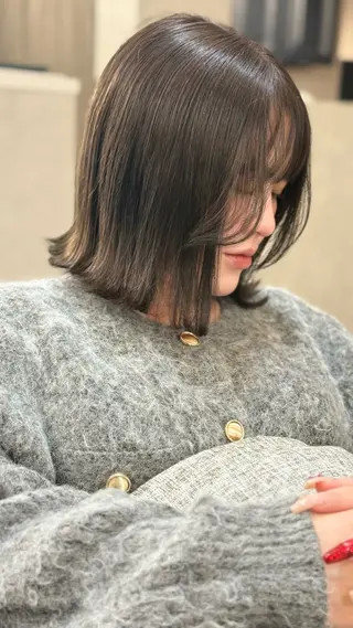 ショート バレイヤージュモデル 募集👒ヨンスクのヘアスタイル
