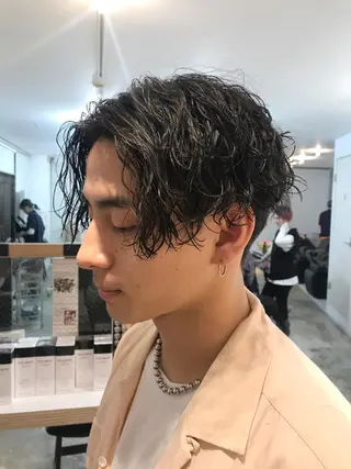 パーマ メンズ fifth大川 尚輝のヘアスタイル
