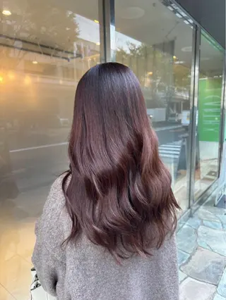 ロング カラー 高村 茉耶のヘアスタイル