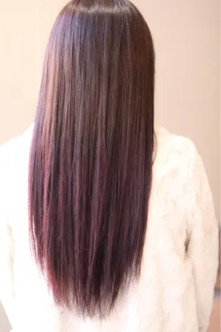セミロング カラー パーマ ヘアアレンジ 新宿No.1美髪師 taka髪質改善のヘアスタイル