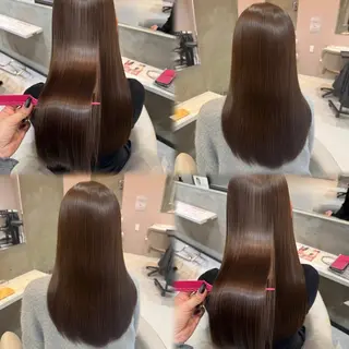 ロング 🍀縮毛矯正🍀💎 曲がる縮毛矯正💎のヘアスタイル