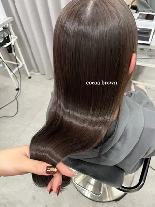 ロング カラー 柔らかオリーブ🌿 HIMARI🌻のヘアスタイル