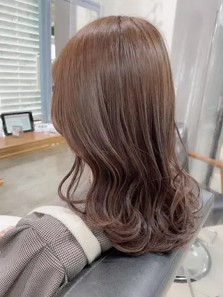 セミロング 韓国ヘア🇰🇷🎀 みきのヘアスタイル