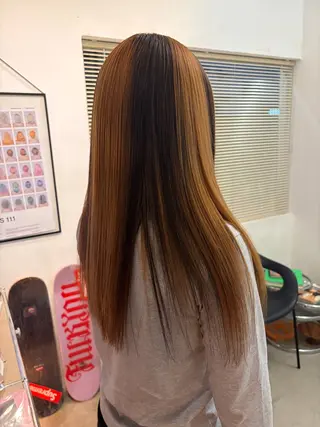 カラー キラ/ハイトーン/ 天神美容室のヘアスタイル