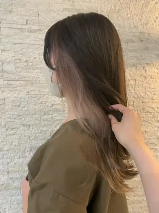 ロング カラー ✄折橋 彩花🐶🍑のヘアスタイル