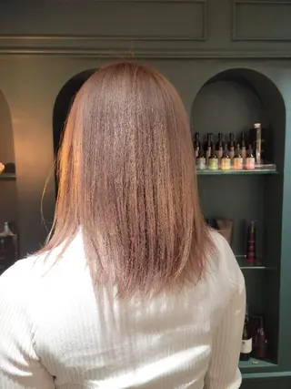 ミディアム カラー 【メンズカット/パー マ✂️】momo🌷のヘアスタイル