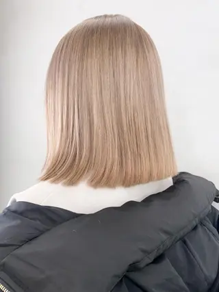 ミディアム カラー パーマ ヘアアレンジ ITbyALBUM 八王子店のヘアスタイル