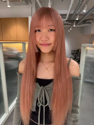 ロング カラー ハイライト/ブリーチ /綾華のヘアスタイル