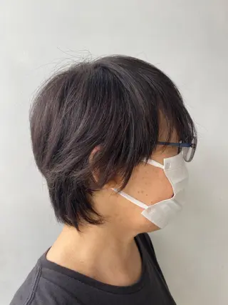 ミディアム マツモト シゲキのヘアスタイル