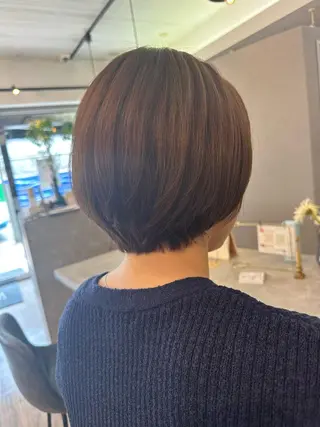 ショート カラー sato ayaka ｜透明感カラー🫧のヘアスタイル