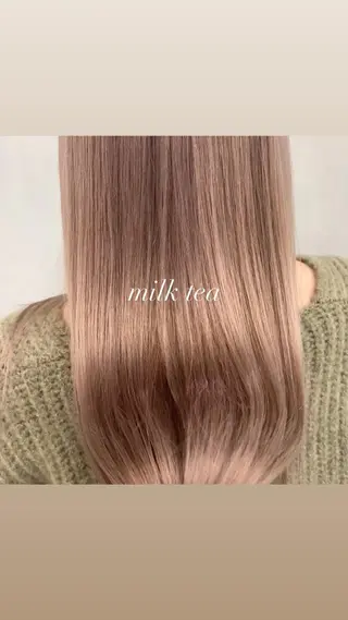 ミディアム カラー ハイトーン特化サロン 代表 中谷蓮のヘアスタイル