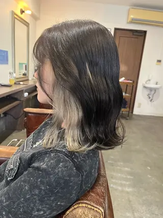 ミディアム 🫧透明感カラー× レイヤー🫧HARUのヘアスタイル