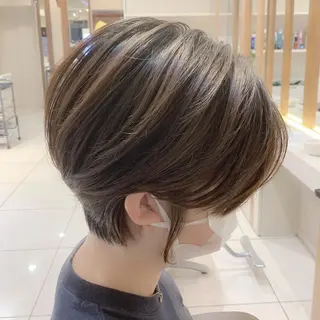ショート 💎桑原勇志/ ショート/ハイトーンのヘアスタイル