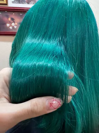 ミディアム カラー 韓国スタイル🫧 サーシャのヘアスタイル