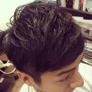 ショート メンズ hairsalon Linkのヘアスタイル