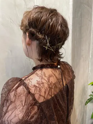 ショート ヘアアレンジ ヤマモト マイのヘアスタイル