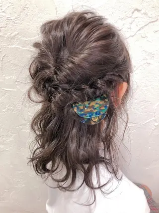 ミディアム カラー ヘアアレンジ tocca八王子 AYAKAのヘアスタイル