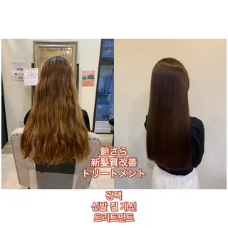 ロング カラー 艶髪レイヤー上田 紗也🇰🇷💗のヘアスタイル