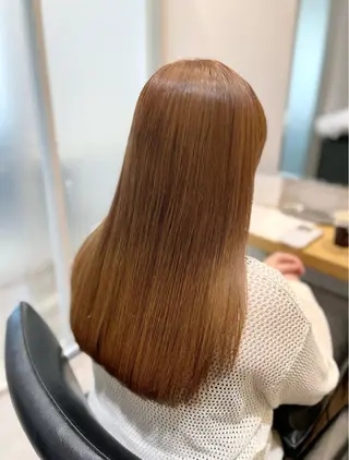 ロング カラー 新宿/透明感カラー/ 赤み消し/彩乃のヘアスタイル