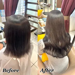 ヘアメ🎀推しカラー 🥣横浜/しほ🧸のヘアスタイル