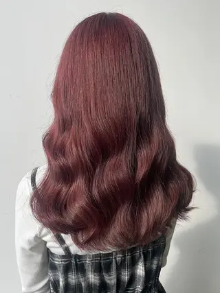 セミロング momoca/松本/ 暖色カラー/ボブのヘアスタイル