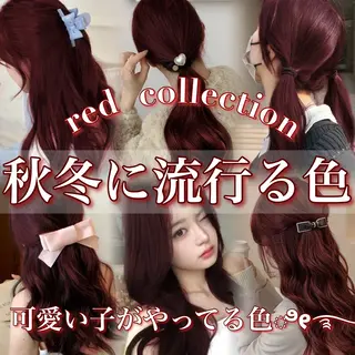 ロング カラー ヘアアレンジ 💗トレンドモテヘア Natsumi 💗のヘアスタイル