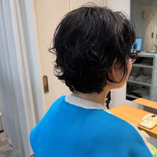 ショート パーマ mizu🐾 hair braceのヘアスタイル