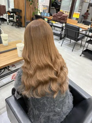 ロング KEISUKE🐶 カラー✨エクステのヘアスタイル