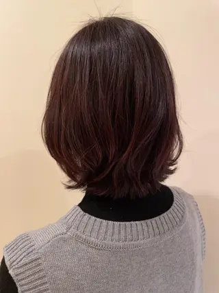 ミディアム ボブ ホノカのヘアスタイル