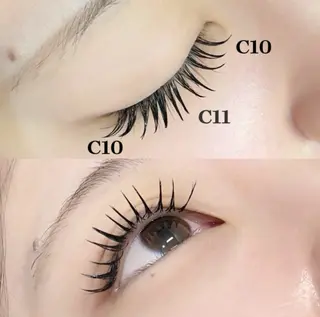 マツエク・マツパ elu+ rinaのマツエク・マツパデザイン