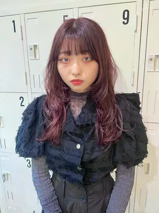 ロング 石井 菜々のヘアスタイル